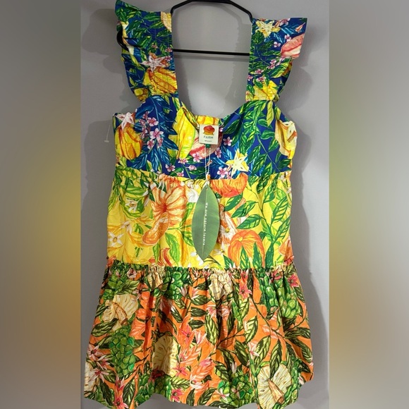 FARM Rio Colorful Floral Mini Dress new - Picture 6 of 8